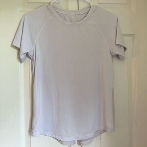 Lululemon Athletica White Short Sleeve Tee